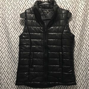 NWOT!! Super cute black puffer vest! Never worn!